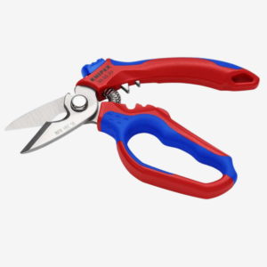 Knipex-Tools-gewinkelte-Elektrikerschere-mit-Crimpstellen-für-Aderendhülsen-MHB-Beregnung-Produktbild